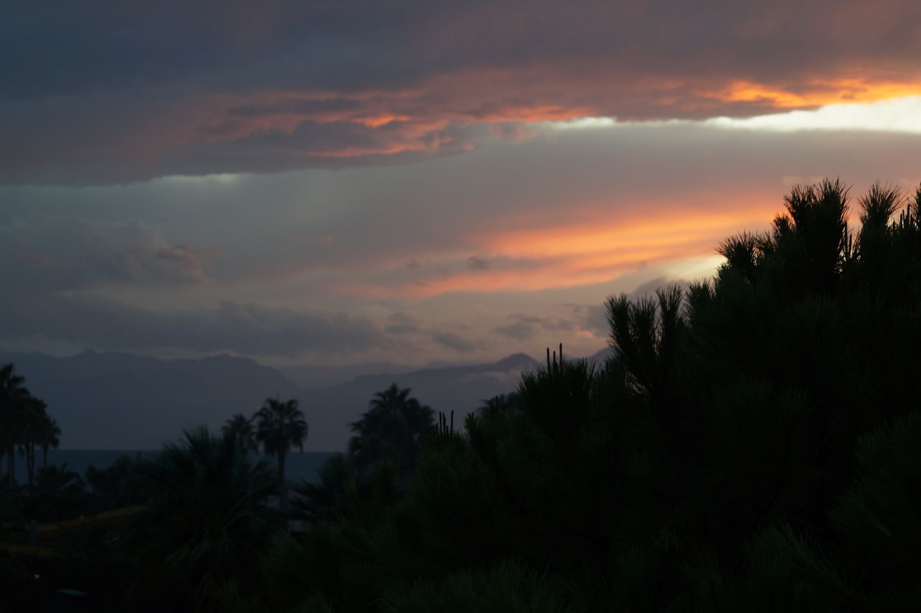 Blick vom Balkon