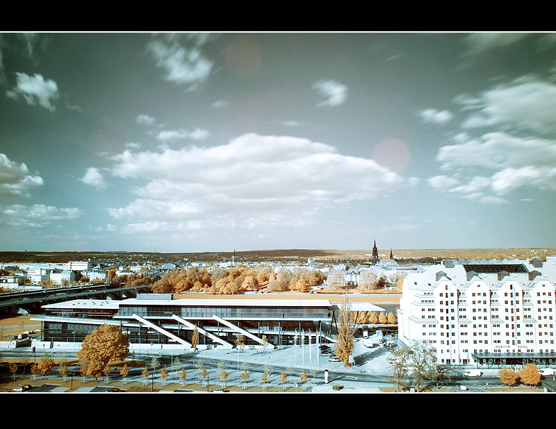 Dresdner Kongreßzentrum infrarot