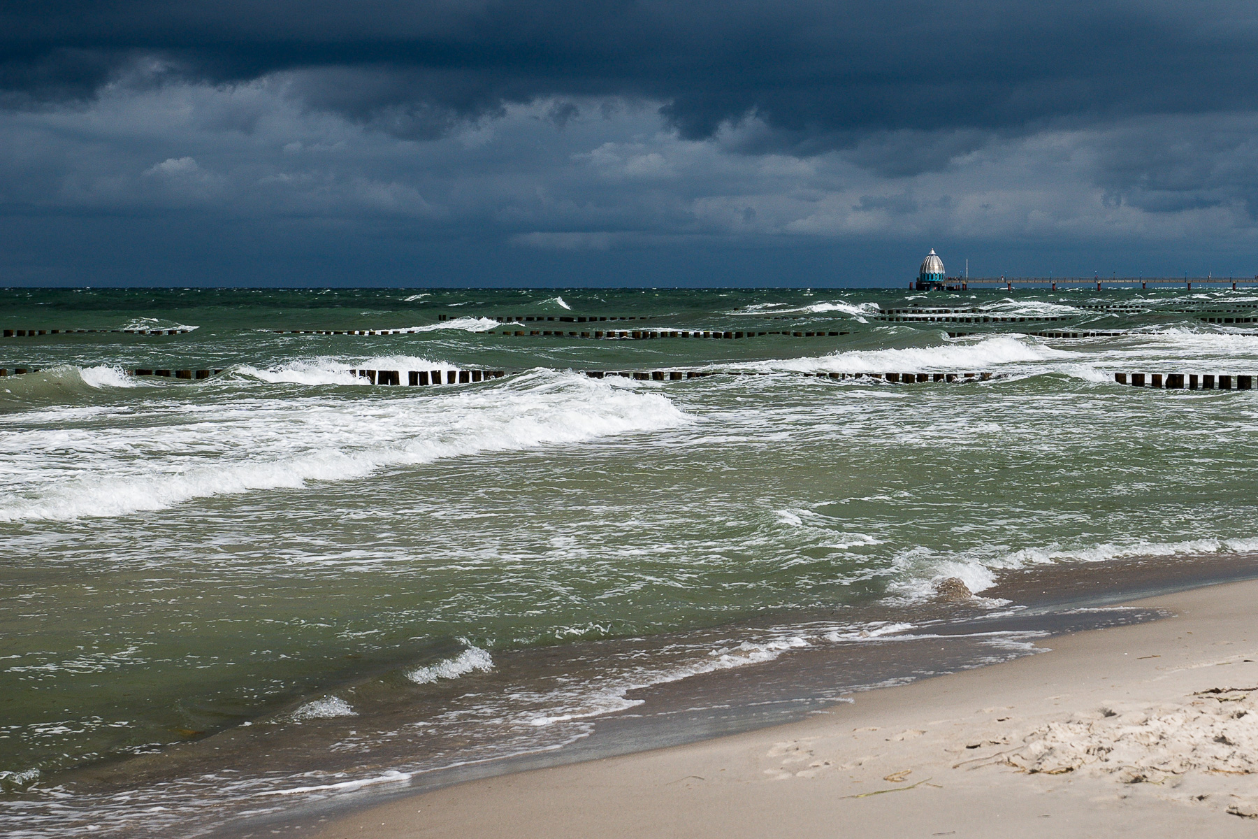 Ostsee, ganz schön wild.