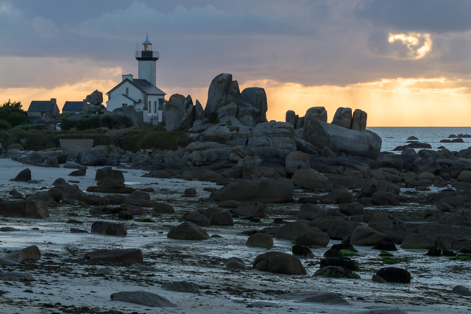 Abends am Leuchtturm