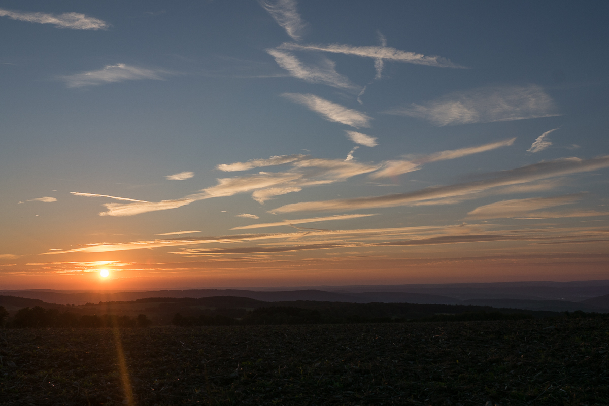 Abendlicht über der Eifel