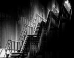 Nächtliche Treppe