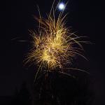 Feuerwerk auf dem Dorf