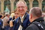 Elke, Frank und Daniel im Zwinger