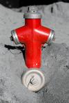 Roter Hydrant