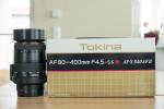 Tokina 80-400mm f4.5-5.6 AT-X AF II  I