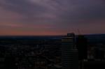 der Versuch, einen Sonnenuntergang über Frankfurt zu zeigen