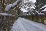 Berliner Kiez im Schnee