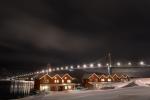 Nacht am Rande der Lofoten