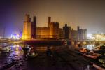 Caernarfon-Castle bei Nacht 1