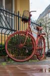 Bicycle in red