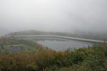 Oberbecken im Nebel