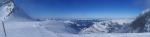 Jungfraujoch 3454 Meter über Meer, Blick Richtung Flachland