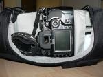 Lowepro Slingshot 200 AW mit aufgesetztem 28-75/2.8