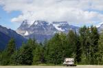 Annäherung an den Mount Robson
