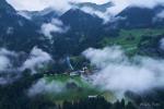 Morgennebel in den Alpen 2