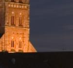 Auschnitt Lübeck bei Nacht