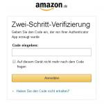 Amazon Zwei Wege Authentifikation 13