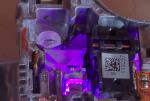 Violett-LaserDiode eingeschaltet