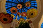 Blick nach oben im Hotel Bellagio, Las Vegas