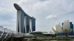 Marina Bay Sands, Sicht Stadtseite