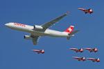 Airbus A330-343/HB-JHN & Patrouille Suisse