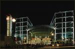 Lehrter Hauptbahnhof Berlin bei Nacht