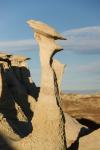 (65)	Bisti Badlands: Mann, der nach rechts schaut