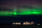 Nachts am schwarzen Strand