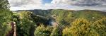 Saarland: Blick von Burg Montclair