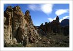 Teide Caldera mit Wolken