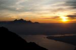 Sonnenuntergang mit Pilatus & Vierwaldstättersee