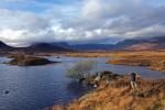 Fotograf fotografiert in den Highlands