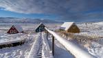 Ferienhütten in der Tundra