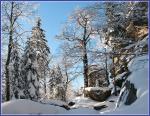 winterlicher Waldstein/Fichtelgebirge