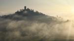 Burg Gleiberg im zarten Gegenlicht