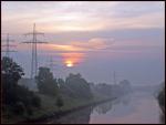 Morgenstimmung am Kanal