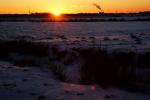 Sonnenuntergang mit Landschaft