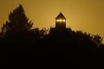 Sonnenaufgang am Wasserturm Neundorf/Vogtland