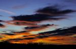 Wolken bei Sonnenuntergang