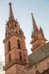 Türme vom Münster in Basel