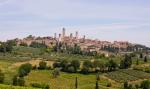 Blick auf San Gimignano