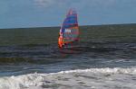 Testfahrt eines Surfers Sylt Surfcup