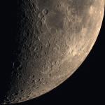 Mond mit 950mm, 1:1 Ausschnitt