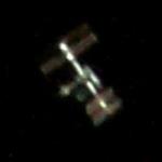 ISS 500%-Crop bei ca. 1300mm Brennweite