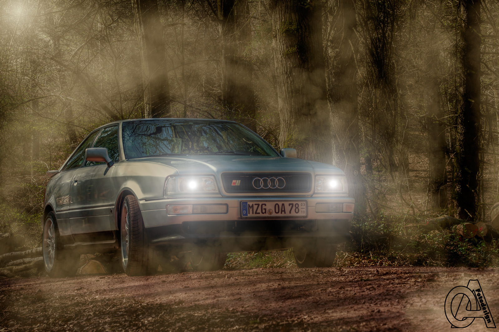 Audi Coupe S2 Montage
