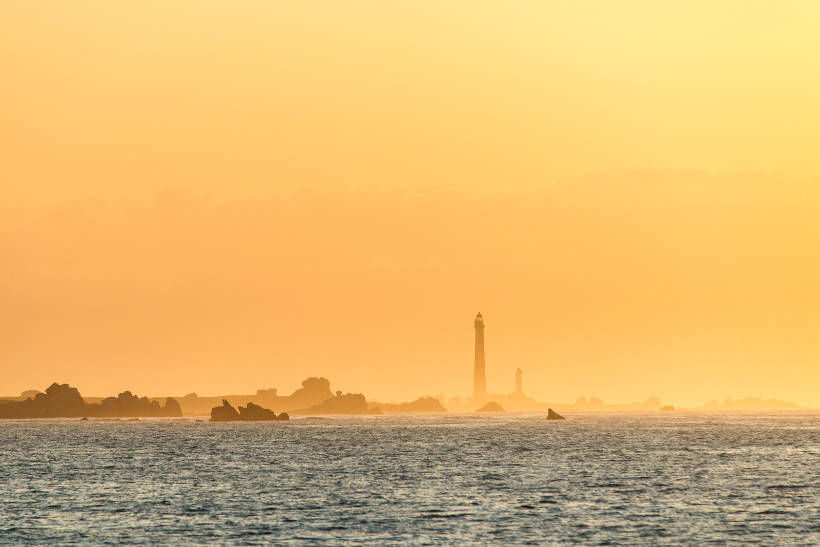 Abends an der Côte des Légendes