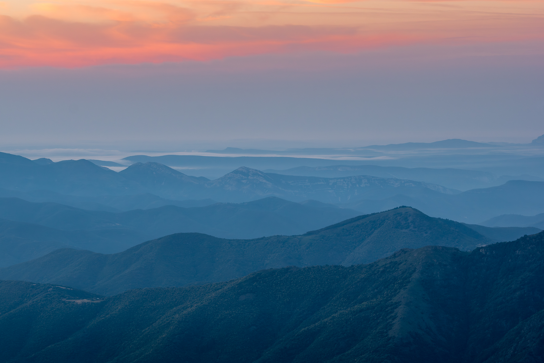 Morgenlicht am Mont Aigoual