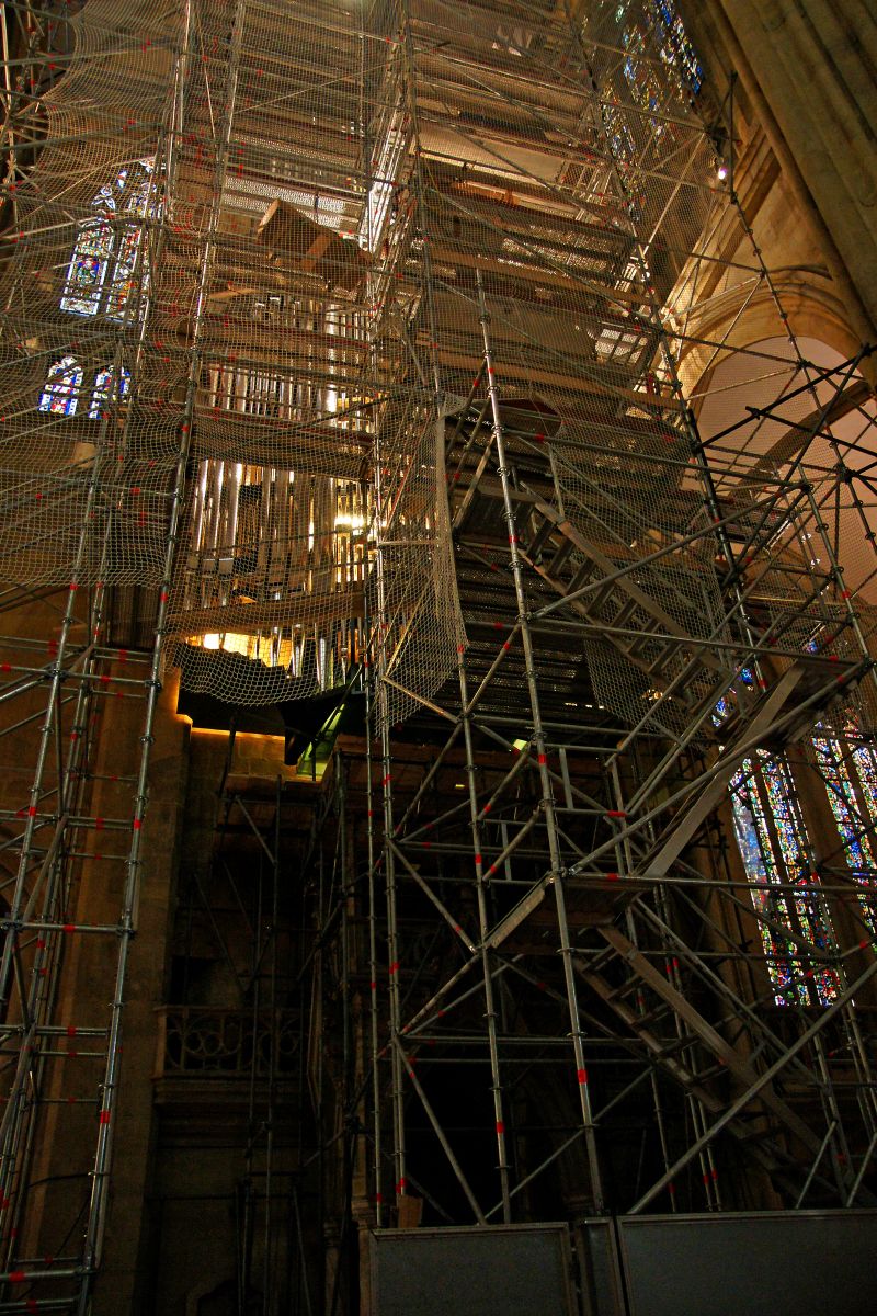 Regensburger Dom Orgelbaustelle 1