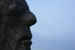 greifswald wieck - statue am wasser